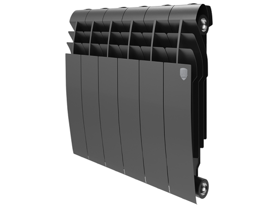 Биметаллический радиатор отопления Royal Thermo BiLiner 350 8 секций Noire Sable