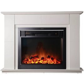 Каминокомплект Interflame Бланк с очагом Jupiter FX M Black белый