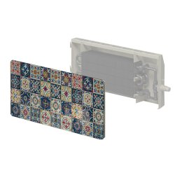 Настенный дизайн-конвектор Varmann Glasskon GLK V W O 115.450.1020 вертикальный
