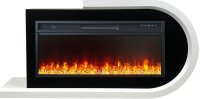 Каминокомплект Royal Flame Basel R с очагом Vision 42 LED белый с черным