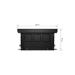 Внутрипольный конвектор Royal Thermo Atrium 110/200/2300-DG-U-BL