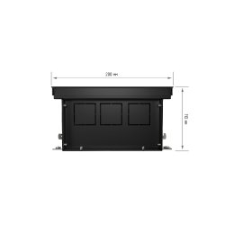 Внутрипольный конвектор Royal Thermo Atrium 110/200/2900-DG-U-DB