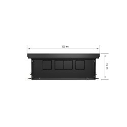 Внутрипольный конвектор Royal Thermo Atrium 110/300/2500-DG-U-DB