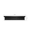 Внутрипольный конвектор Royal Thermo Atrium 75/400/2500-DG-U-BL
