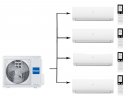 Мульти сплит-система на 4 комнаты 25+25+25+25 м2 Haier 4х AS25S2SF2FA-W/4U85S2SR5FA Flexis Super Match
