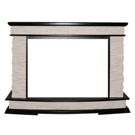 Портал Interflame Памир сланец темный дуб под очаг Panoramic 33W LED FX