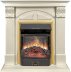 Каминокомплект Royal Flame Dublin RUSTIC (Разборный) с очагом Majestic FX M Brass слоновая кость