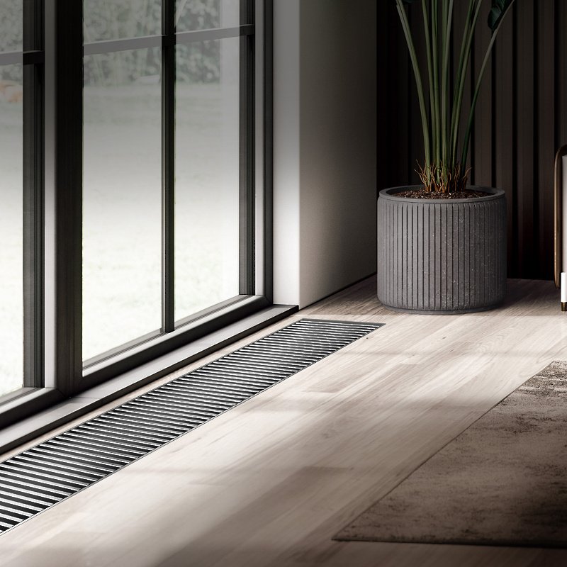 Внутрипольный конвектор Royal Thermo Atrium 190/200/2300-DG-U-NA
