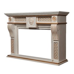 Портал Firelight Vittoriano 30 белёный дуб с золотой патиной