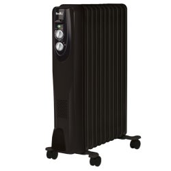 Масляный радиатор Ballu BOH/CL-11BRN Classic Black 11 секций